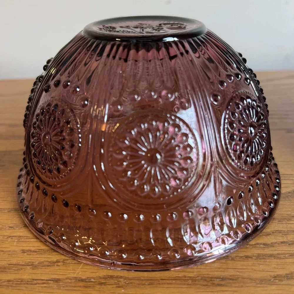 The Pioneer Woman Glass Fruit Dessert Bowl 13oz Adeline Plum 5